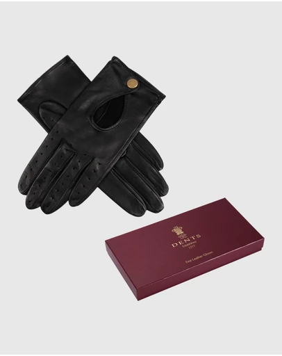 DENTS - Unlined Kangaroo Leather Driving Gloves