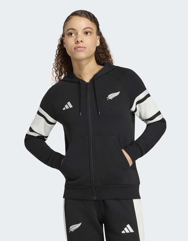 adidas Performance - Black Ferns Leisurewear Full Zip Hoody Women Track Top Womens