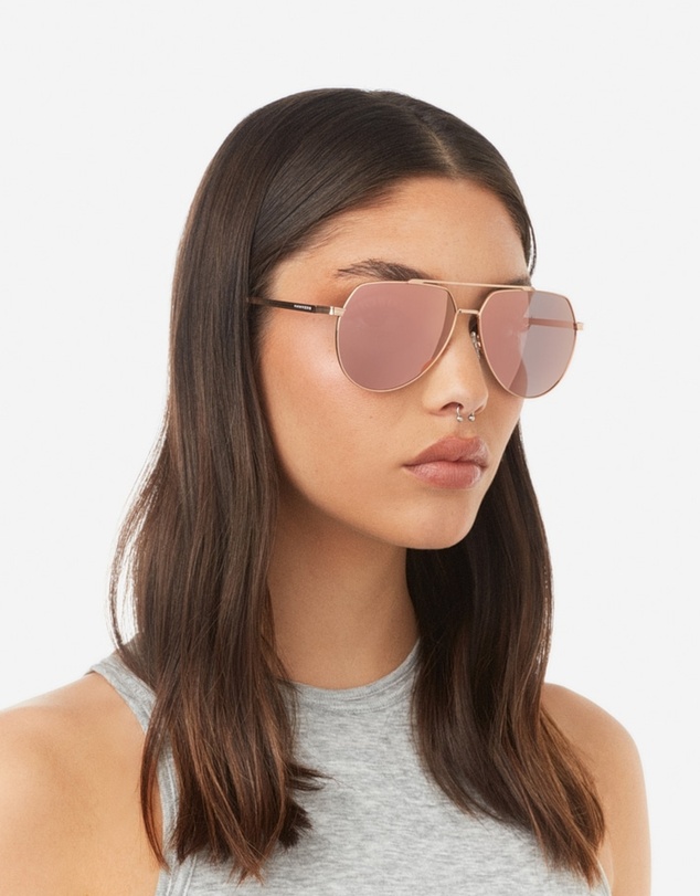 Hawkers Co - HAWKERS - Polarized Rose Gold SHADOW Sunglasses for Men and Women UV400