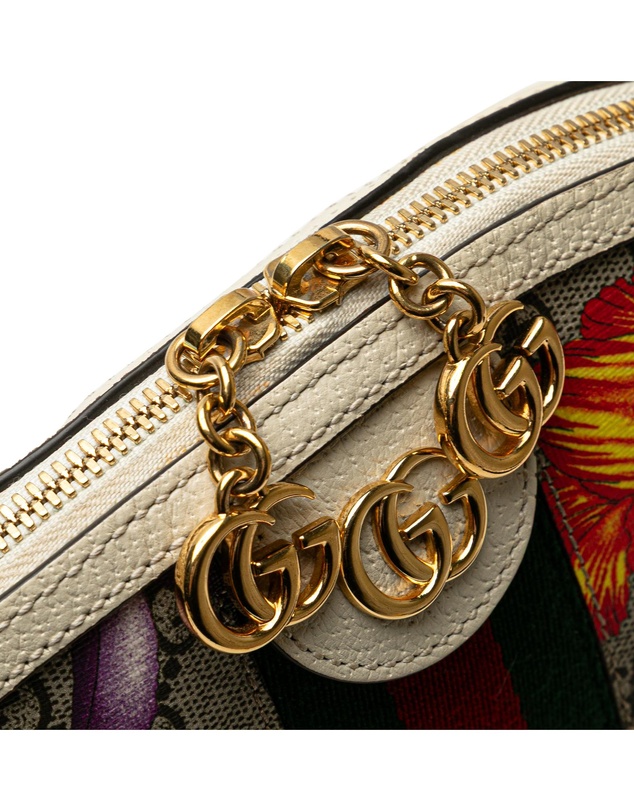 Pre-Loved by Azura Reborn - Pre-Loved Small GG Supreme Flora Ophidia Dome Crossbody