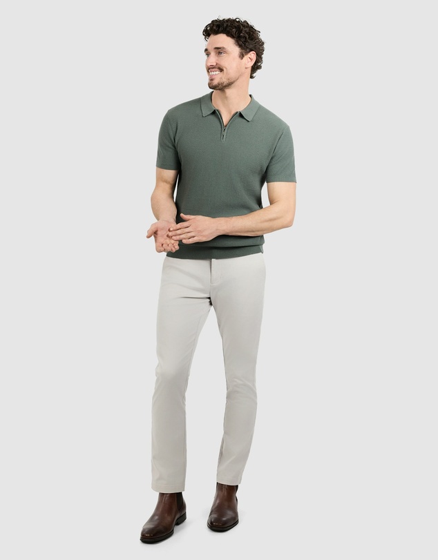 Tarocash - Omal Zip Knit Polo