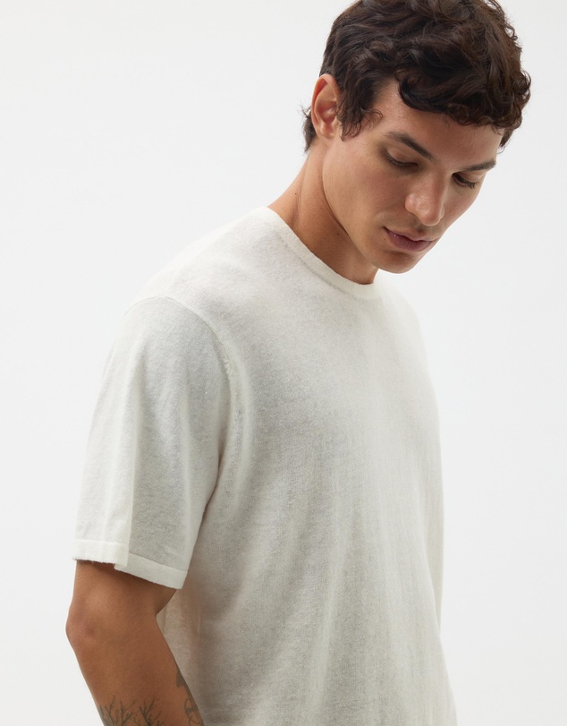 AERE - Linen Blend T-Shirt