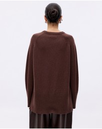 Minima Esenciales - Emi Oversized Wool Cashmere Blend Knit