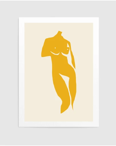 Olive et Oriel - Silhouette Grace by Little Dean Art Print