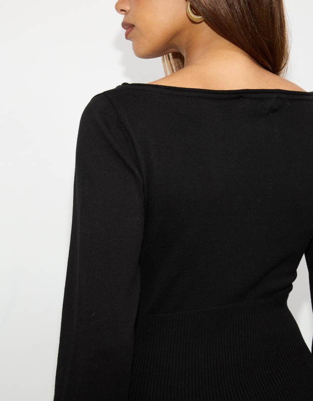 Dazie - Angel Knitted Long Sleeve Top