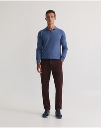 Oxford - Dominic Open Polo Collar Knit