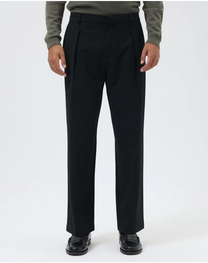 AERE - Pleated Relaxed Fit Pants
