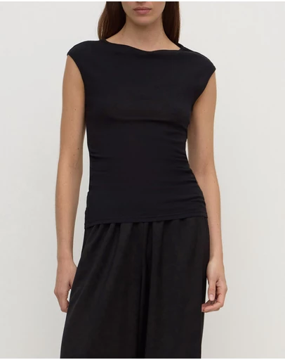 Assembly Label - Mika Capped Sleeve Top