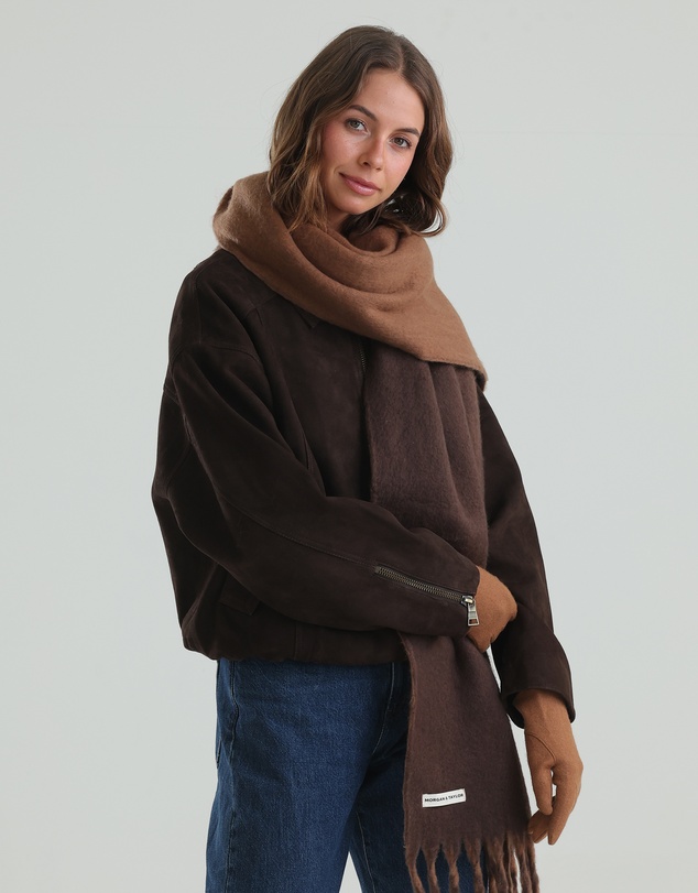 Morgan & Taylor - Valentina Wool Blend Gloves in Beige