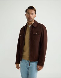 Oxford - Suede Trucker Jacket