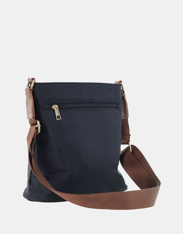 Pierre Cardin - Pierre Cardin RFID Lightweight Nylon Crossbody Bag