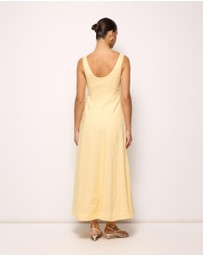AERE - Fern Linen Maxi Dress