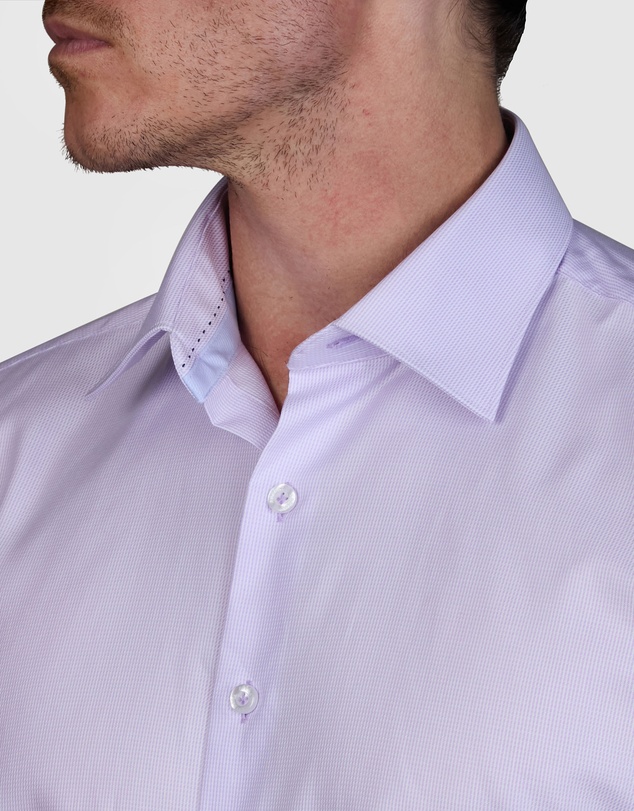 Abelard - Ziggurat Zig-Zag Twill Slim Fit Shirt