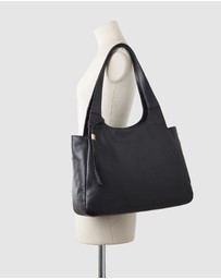 Evity - Clara Leather Charm Tote Bag