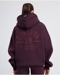 Upstate - Off-Duty Hoodie - Merlot