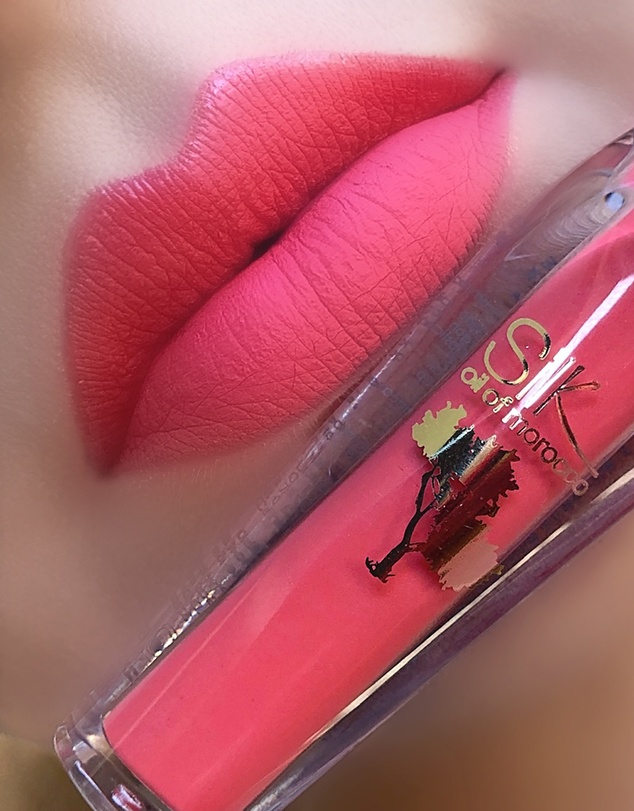 Silk Oil of Morocco - Argan Matte Liquid Lipstick - Craving Coral
