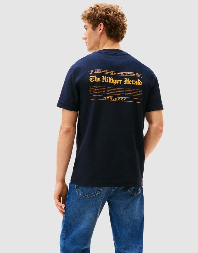 Tommy Hilfiger - Back Logo Jersey Crew Neck T-Shirt