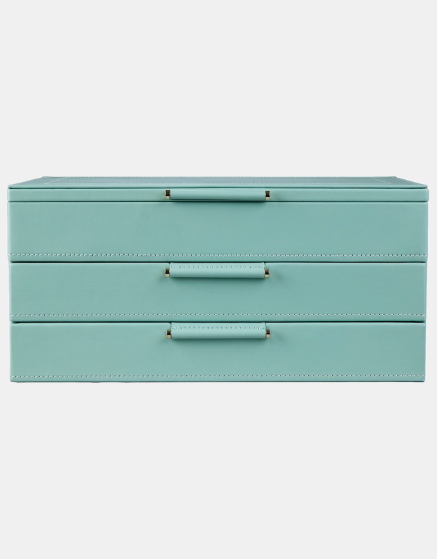 Wolf - WOLF Sophia Jewellery Box with Drawers Jade Fruit Botanical