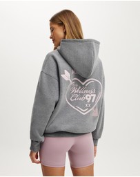 Cotton On Body Active - Plush Premium Graphic Hoodie