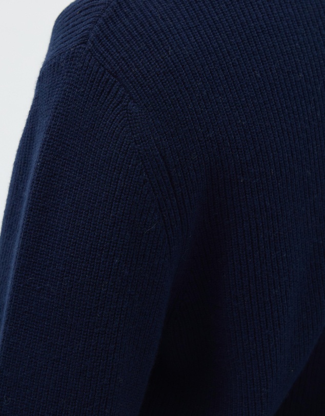 AERE - Wool Blend Chunky Knit Polo