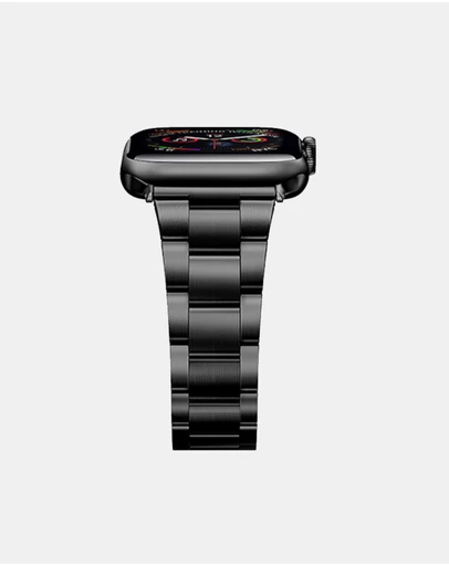Friendie - Stainless Steel Link Bracelet Band - The Sydney - Apple Watch Compatible