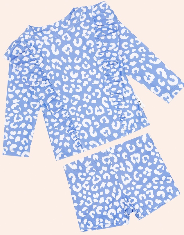 Huxbaby - Leopard Frill 2 Piece Set - ICONIC EXCLUSIVE - Babies-Kids