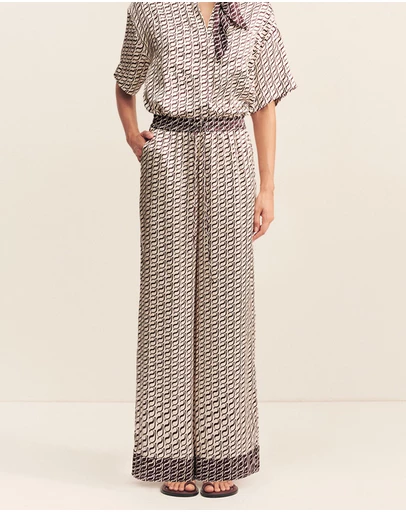 Shona Joy - Monogram Contrast Pants