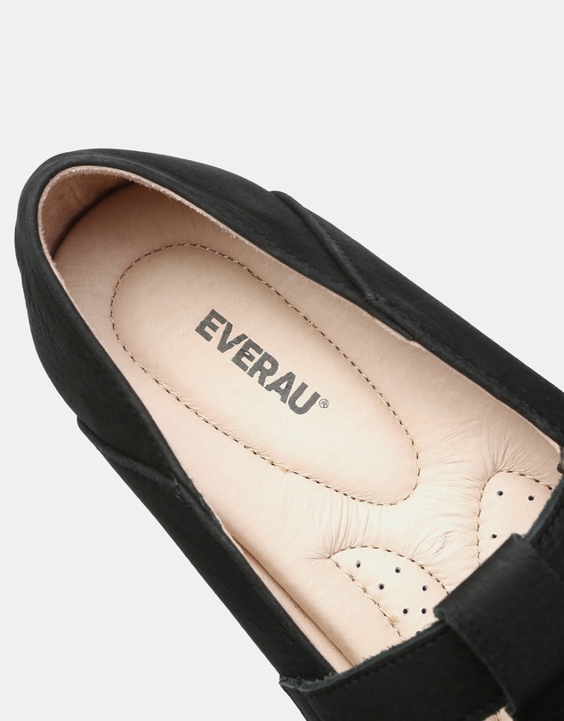 EVERAU - EverAU Ugg Maria Cow Suede Upper Loafer Oxfords Flats