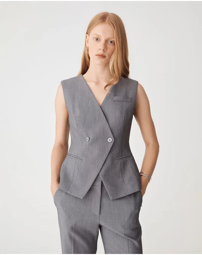 Forcast - Nikki Collarless Vest
