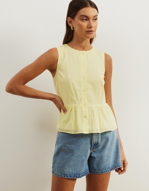 Atmos&Here - Tilly Peplum Shift Top