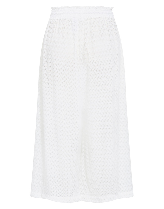 City Chic - Plus size Andros Jacquard Knit Pant - ivory
