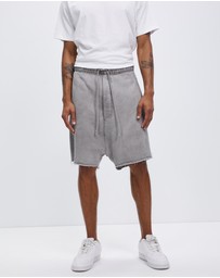 Surrounded By Ghosts - The Andesine Low Crotch French Terry Drawstring Shorts