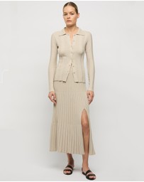 FRIEND of AUDREY - Cleo Collared Knit Top