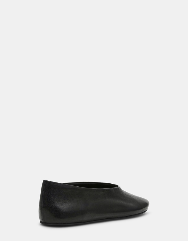 Steve Madden - Cyntra Black Leather Flats