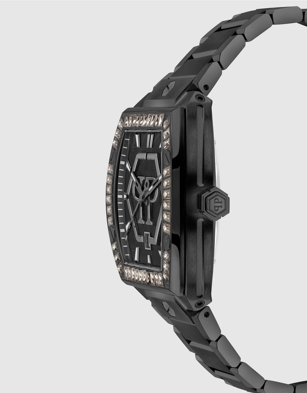 Philipp Plein - HEXAGON PHANTOM 44mm Black IP Analogue