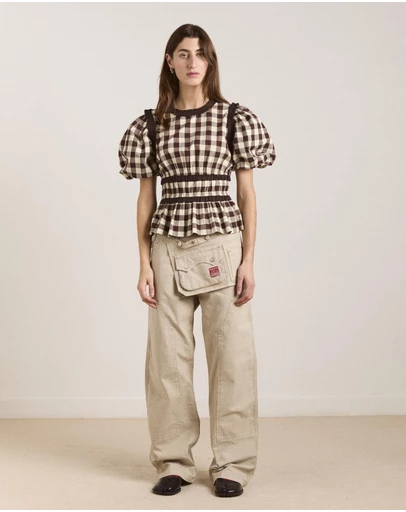 Damson Madder - Everly Ruffle Blouse