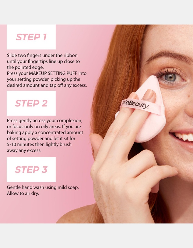 MCoBeauty - Makeup Setting Puff Duo