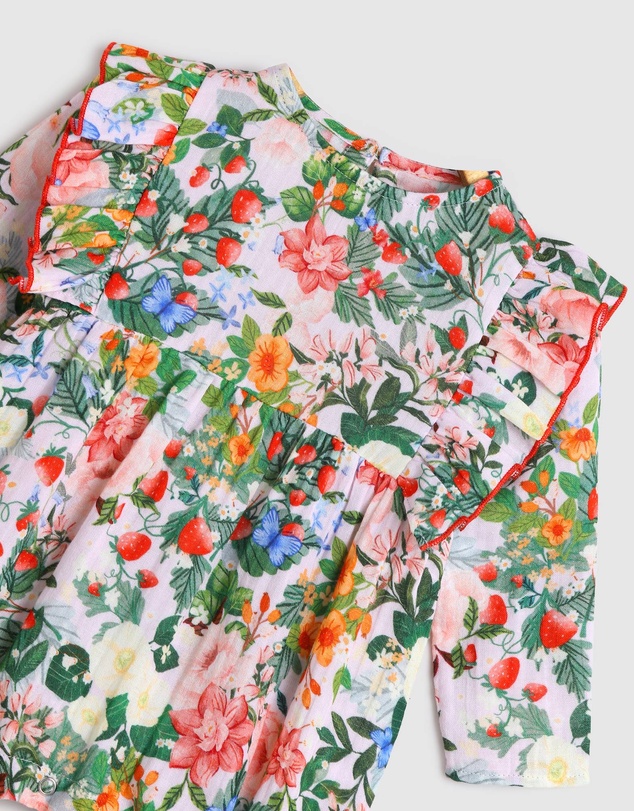 Alex & Ant - Carla Playsuit - Strawberry Pink