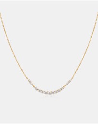 Ania Haie - Gold Arc Pave Necklace
