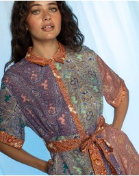 KACHEL - Amelia Maxi Shirt Dress
