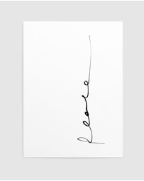 Olive et Oriel - Peace Handscripted Art Print