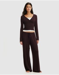 Cotton On Body - Super Soft Wrap Long Sleeve Top