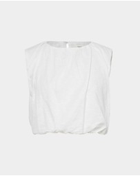 Forcast - Kenya Rouched Linen Top