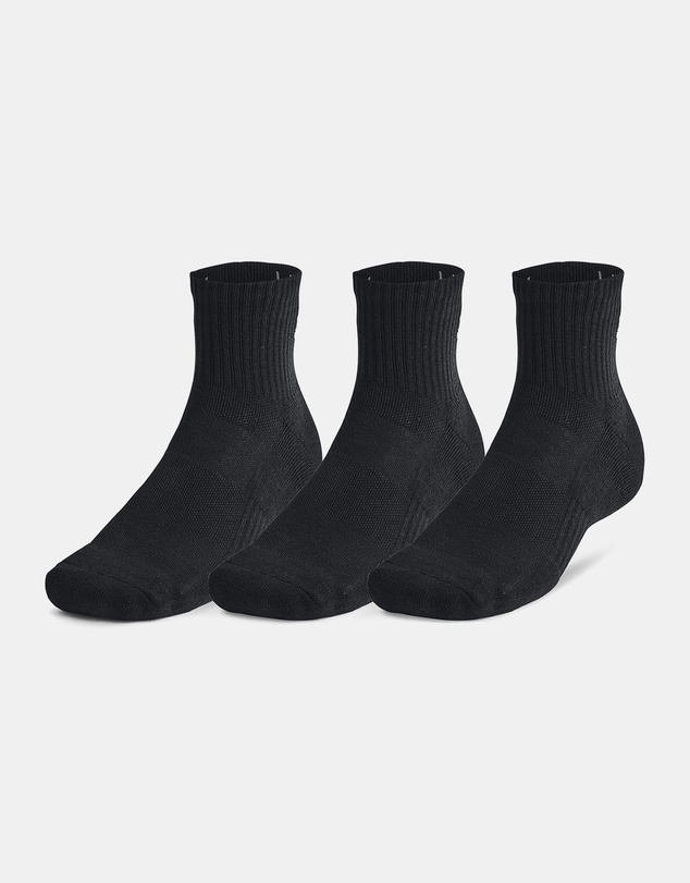 Under Armour - 3-Pack UA Training Cotton Quarter Socks