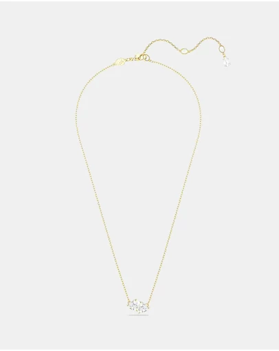 Swarovski - Mesmera Necklace, Heart, White, Gold-Tone Plated