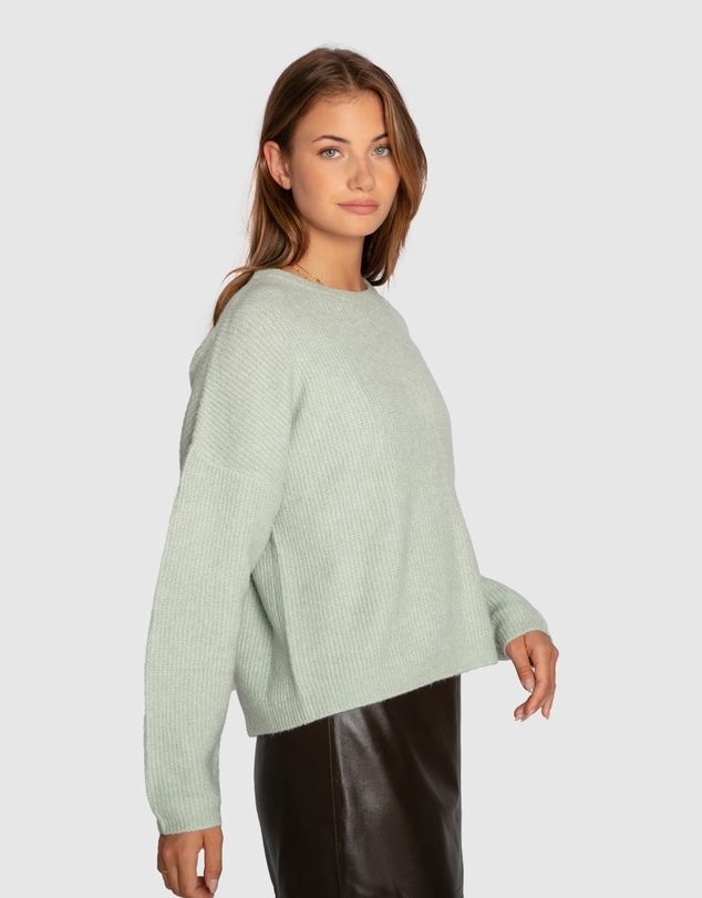 Belle & Bloom - Wrap Me Up Scarf Sweater