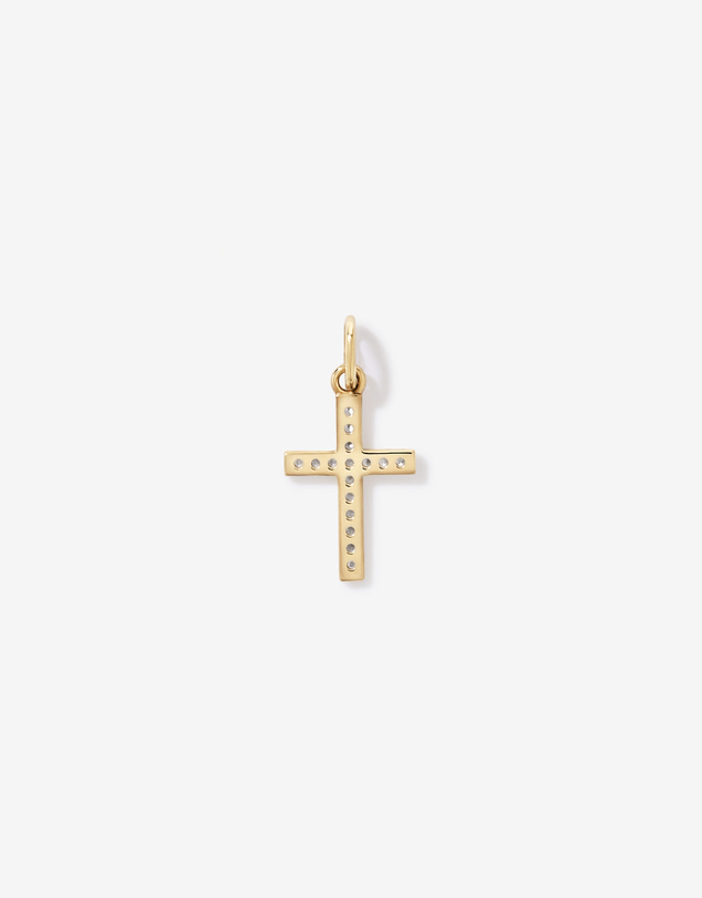 Michael Hill - Cross Pendant with Cubic Zirconia in 10kt Yellow Gold