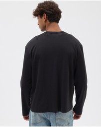 AERE - Relaxed Long Sleeve Cotton Tee