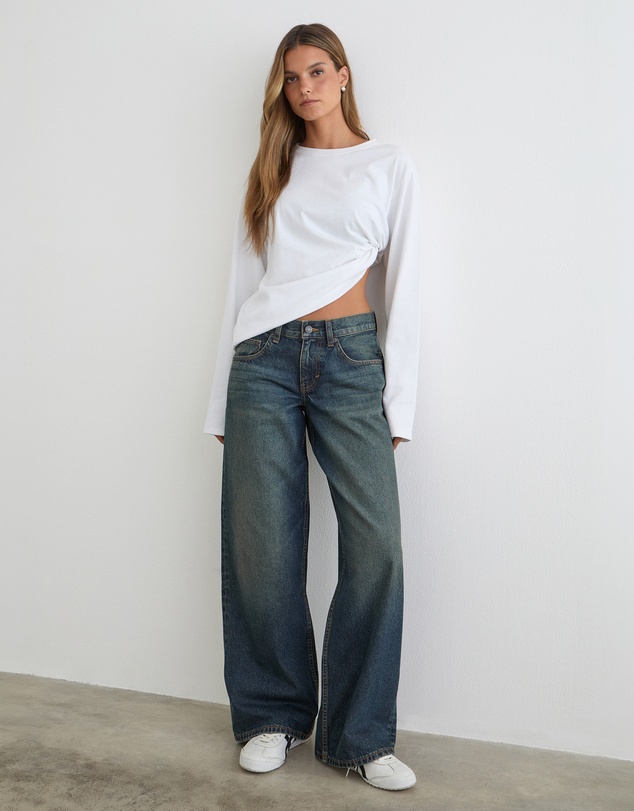 Motel Rocks - Low Rise Roomy Jeans