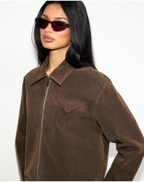 Dazie - Charlie Faux Suede Jacket